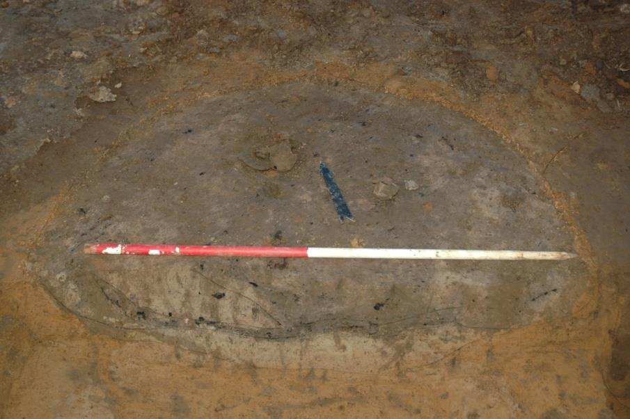 3.5.3 Sporen 162 en 269 De sporen 162 en 269 zijn op basis van de ceramiek in de ijzertijd te dateren. Beide sporen liggen ongeveer 58 m van elkaar verwijderd.