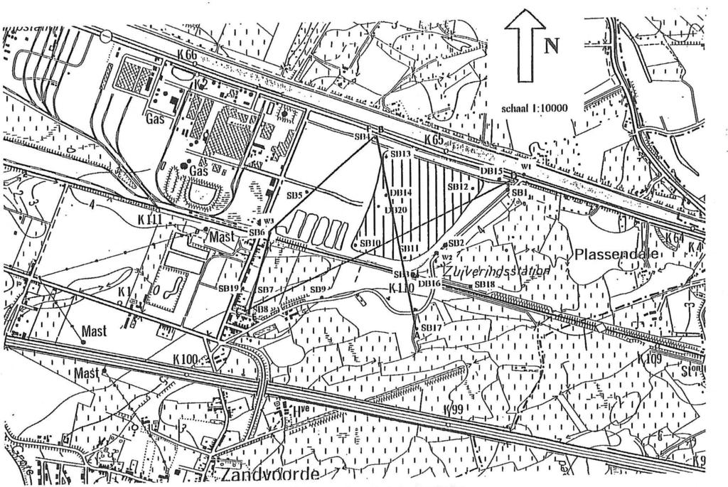 Fig 2; Ligging vun de