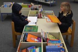 Klassikaal Ruilen Groep 1-8 Kom iedere 6 weken met de groep boeken ruilen in de Bibliotheek. Je kunt ook zelf, dus zonder de groep erbij, boeken komen ruilen.