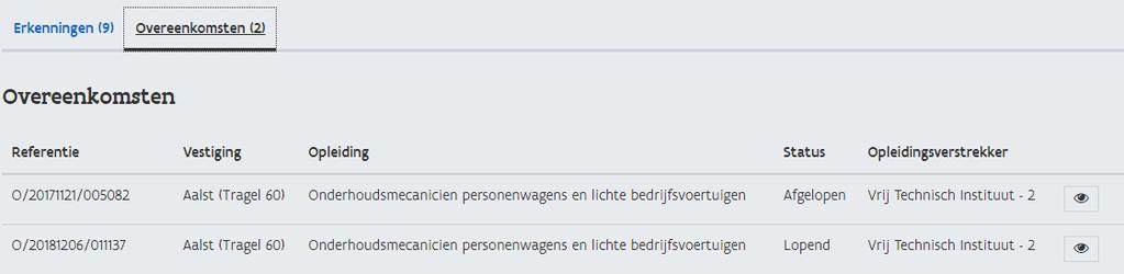 Gegevens van de mentor aanpassen klik in het overzicht bij de mentor waarvan je de gegevens wil aanpassen op het potlood