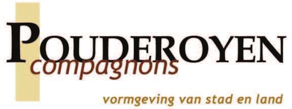 Pouderoyen BV St. Stevenskerkhof 2 6500 AD Nijmegen (T) 024 322 45 79 (F) 024 324 12 40 info@pouderoyen.