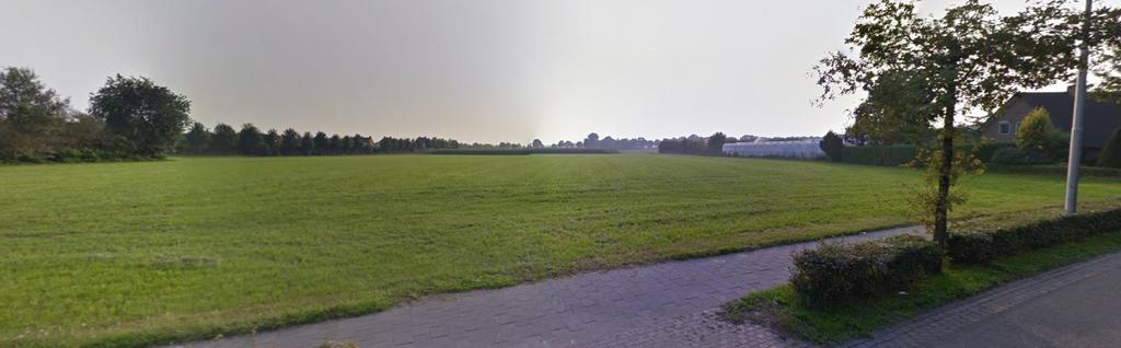 Figuur 9: Luchtfoto Voorste Heusden en projectlocatie (Bron : Google Maps) De locatie is ingericht als grasland.