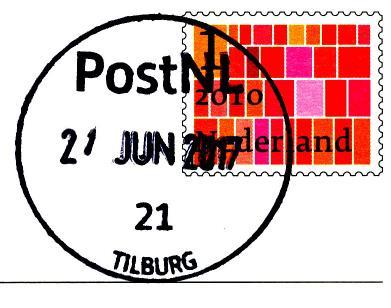 (type II: gecentreerd; woordbreedte 19 mm) Met dank aan Theo de Klaver voor de afdruk van 19 SEP 2017 Hasseltstraat 193 Business Point (Bupo); adres in 2017: Thuiskantoor TILBURG 2 Met dank aan Wim