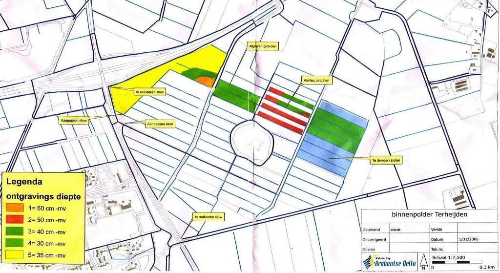 Gebieden (8) - Binnenpolder (SBB) Kaart natuurherstel SBB en Waterschap Brabantse Delta = Libellen hotspot Weblink: