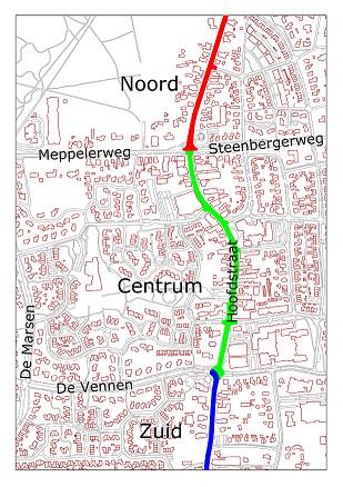 In deze motie is het college gevraagd om een voorbereidend onderzoek te doen naar verbetering van de verkeerssituatie bij de kruising Hoofdstraat-Steenbergerweg.