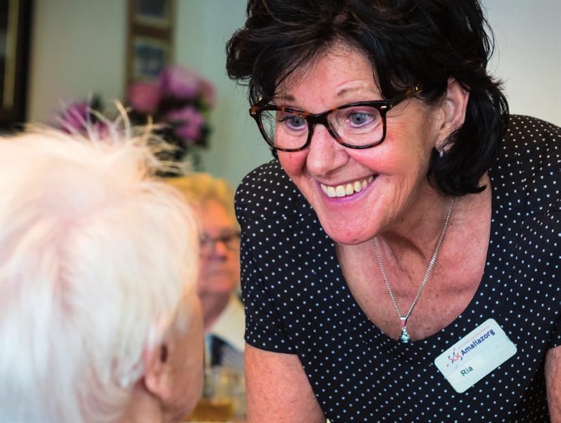 U bent welkom bij Amaliazorg Amaliazorg is een sfeervolle, kleinschalige zorginstelling met persoonlijke aandacht voor haar bewoners.