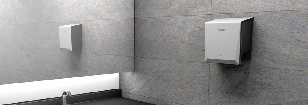 Jet Towel Smart: de compacte designvariant Overal waar design, hygiëne en comfort bij het handendrogen in een kleine ruimte moeten worden verzekerd, laat de Jet Towel Smart zich van zijn sterkste
