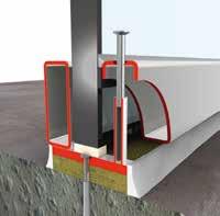 Technische toelichting: Gewicht: ± 8 kg/m² U-waarde:,6W/m²K Promat -SYSTEMGLAS F-0, d = 5 mm, geplaatst met verticale naden. De maximale glasmaat voor deze constructie bedraagt 500 x 500 mm.