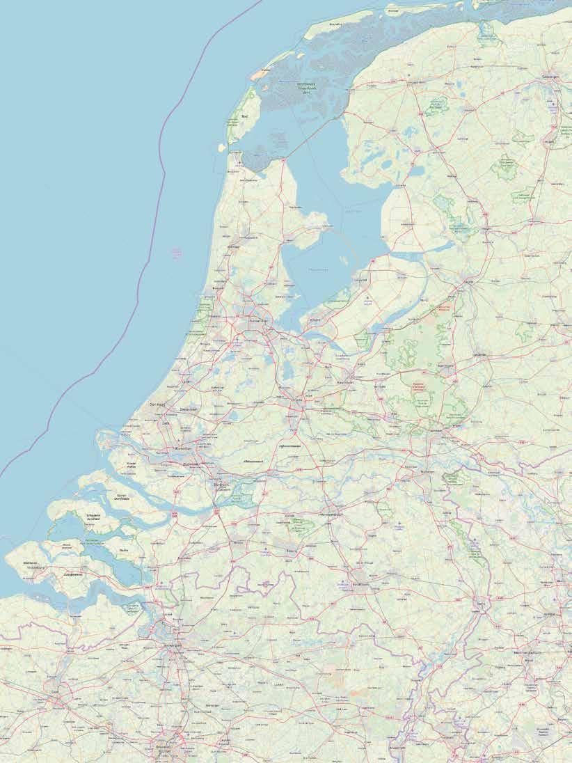 3. Gebruikte gegevens en meetlocaties HWN Op het hoofdwegennet zijn 116 locaties geselecteerd. Deze zijn weergegeven in onderstaande kaart. De tabel ernaast geeft een overzicht van de kenmerken ervan.