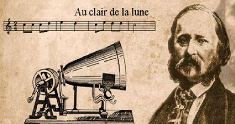 1860 The first known recording of a human voice, from April 9th, 1860.