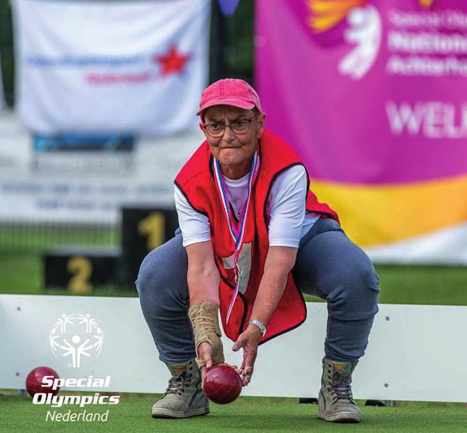 Jaarverslag Vereniging Gehandicaptensport Nederland 2018 11 de Regio Open in Pinto (Spanje), waar Perez zilver haalde en het team brons.