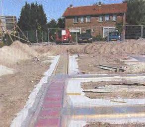 Voorbeeld: Maatregelen tegen trillingshinder In Amersfoort zijn in 2003/2004 woningen gerealiseerd die dicht op bestaand spoor werden gebouwd.