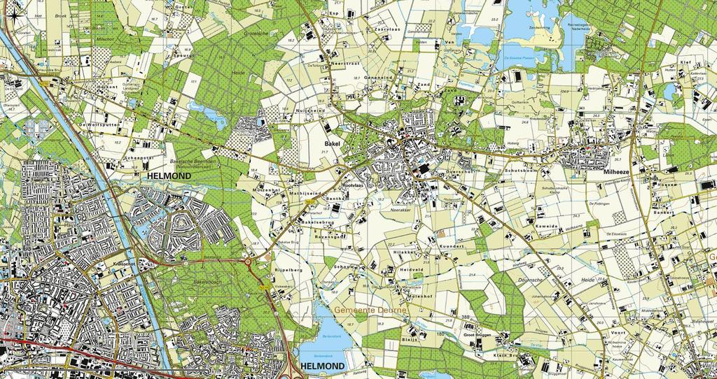 2 GEBIEDSBESCHRIJVING 2.1 Huidig gebruik onderzoekslocatie en omgeving De projectlocatie, twee percelen van (± 1000 m² en 1200 m²) liggen aan de Dakworm ong.