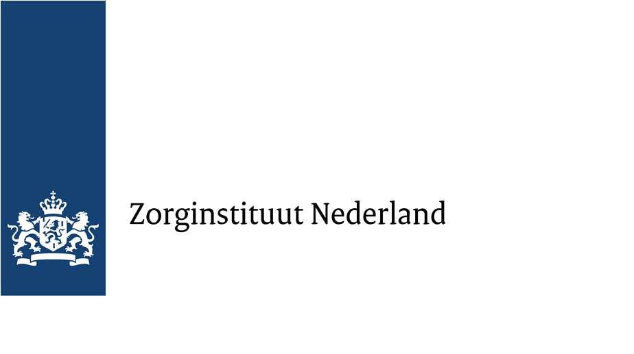 > Retouradres Postbus 320, 1110 AH Diemen Minister voor Medische Zorg en Sport Postbus 20350 2500 EJ Den Haag 2019028472 Zorginstituut Nederland Zorg I Bewegingsapparaat & Neurologie Willem Dudokhof