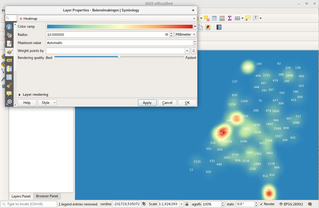 Heatmap + Point