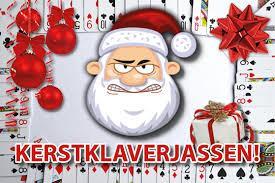 Kerst Klaverjastoernooi 2018 Op maandagavond 17 december 2018 organiseren we in samenwerking met de kaartclub weer het jaarlijkse kerst klaverjastoernooi in de kantine van de Hoekstra-Hal.