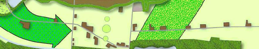 Afbeelding 8: Uitsnede concept structuurvisie gemeente Heusden Van het noorden van de gemeente, via het