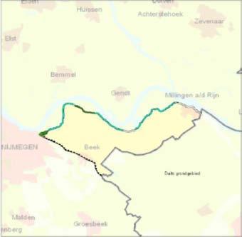 3.3.5 Grensgebied Gelderland-Duitsland Kenschets Ooij en Millingen Dijkring 42 ligt in de provincie Gelderland en deels in de Duitse deelstaat Nordrhein-Westfalen.