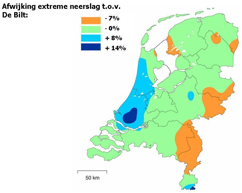 3 Verkenning risico s klimaatverandering 3.1 Klimaateffecten Een risicoanalyse begint met het beschouwen van de te verwachten mate van klimaatverandering.