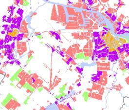 3.3 Gevoeligheid In de bebouwde omgeving kunnen de volgende hoofdtypen van functies en objecten worden onderscheiden die gevoelig kunnen zijn voor veranderingen in het watersysteem a.g.v. klimaateffecten: Panden (wonen en werken); Bedrijvigheid; Infrastructuur (wegen, watergangen, kabels, leidingen); Recreatie; Groen.