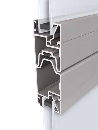 4 NovoLux 40/60 5 NovoLux40/60 6 NovoLux 60 7 NovoLux 60 Condensvorming Windbelasting Afhankelijk van de breedte wordt de NovoLux deur uitgevoerd met geïntegreerde