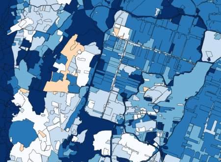 TOEKOMSTIG KLIMAATSCENARIO WH2050 De stijging betreft het verschil tussen de Gemiddeld Hoogste Grondwaterstanden (GHG) bij toekomstig en huidig