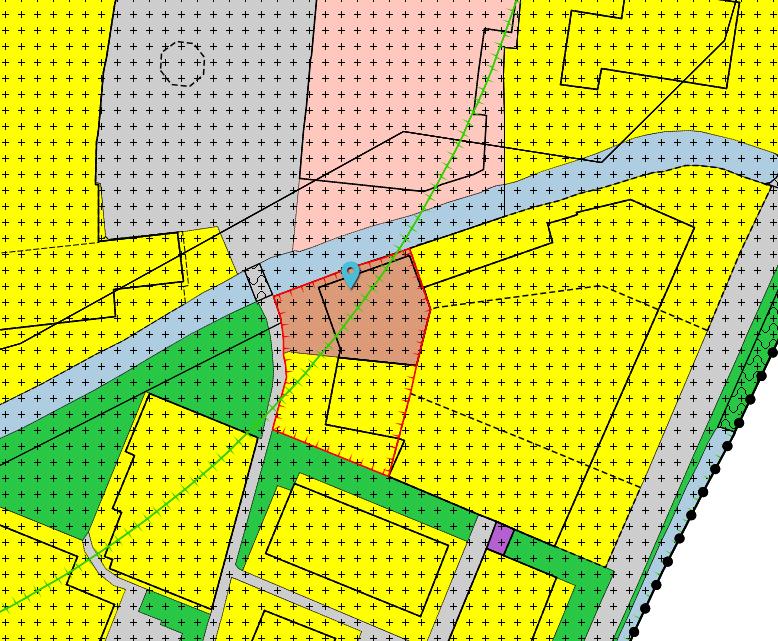 Uitsnede vigerend bestemmingsplan Kernen Buren Ten behoeve van de oprichting van het verenigingsgebouw is de omgevingsvergunning afwijking van het bestemmingsplan vastgesteld.