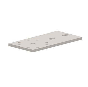 063-000 RVS Inbusbout M x 30 mm verzonken kop (voor bevestiging van montageplaat/stelvoet en