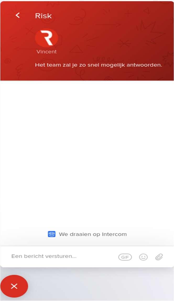 3. Chatten Met deze update introduceren wij een nieuwe functionaliteit binnen het Subliempakket. U kunt vanaf nu ook chatten met een medewerker van RISK!