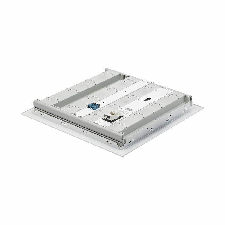 (uitvoering voor plafonds met zichtbare profielen) RC460B/ RC461B recessed LED luminaire, module size 600 (plaster ceiling version)