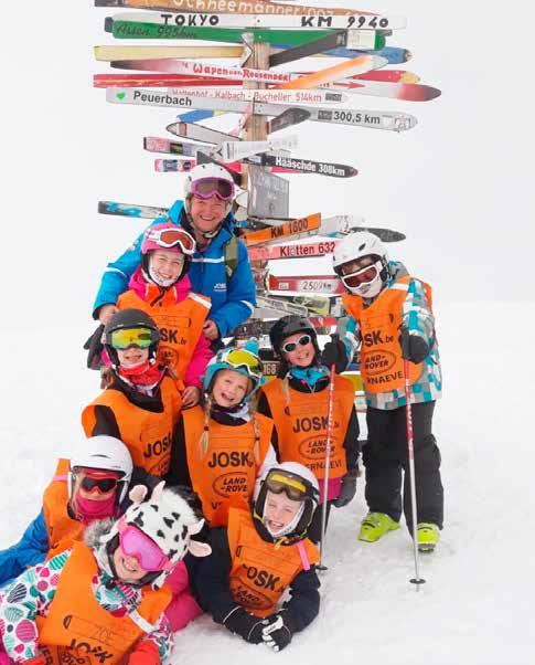 nederlandstalige ski- en snowboardlessen ¾ steeds 4 uur per dag Nederlandstalige les ¾ verschillende niveaugroepen voor kinderen en volwassenen ¾ gemotiveerd JOSK monitorenteam zorgt dat u volop kan