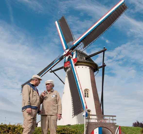 Maar óók het zingen van de molenstenen, het ratelen van de krui- en bezetkettingen, een tikkende schuddebak, dichtvallende luiken, een gillende vang en krakende traptreden en de in elkaar pakkende