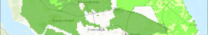 Zuid-Hollandse eilanden: Schouwen-Duiveland (dijkring 26), Zuid- Beveland (dijkring 31) en Goeree-Overflakkee (dijkring 25).