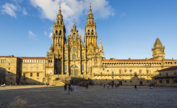 De kathedraal van Santiago de Compostela is gewijd aan de apostel Jacobus Lezing: donderdag 23 mei, 20.