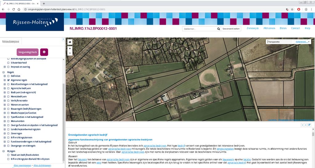 Eind oktober in ontwerp Data is conform STOP/TPOD