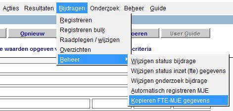 Vraag nu het aantal bijdragen op voor het voorgaande jaar.