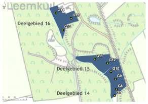 5. Beekdalgrasland (DG14) Bodemprofiel: lokaal 30-45 cm zand op veen (max