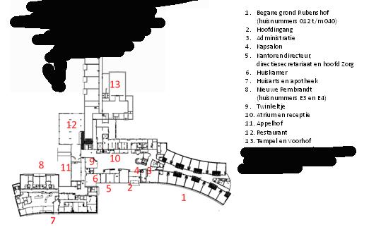 Bijlage 1 Plattegronden Rubenshof en