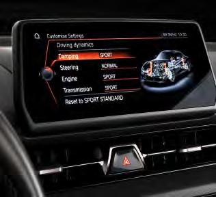 TECHNOLOGIE Focus op wat belangrijk is De Legend Premium uitvoering van de Toyota GR Supra beschikt standaard over een Head- Up Display (HUD), ter ondersteuning van de informatie op het