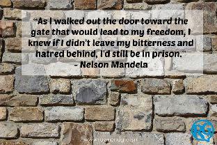 De positiviteit van Nelson Mandela vind ik heel inspirerend!