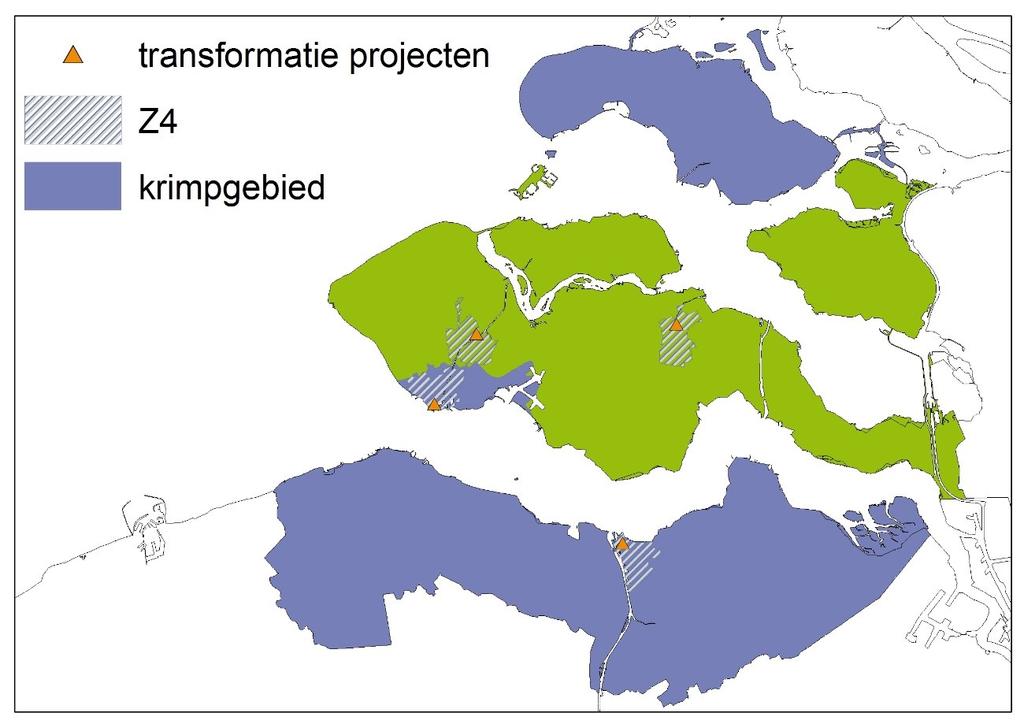 De vier Zeeuwse transformatieprojecten zijn Ramsburg in Middelburg, Scheldekwartier in Vlissingen, Axelse Dam in Terneuzen en Goese Schans in Goes.