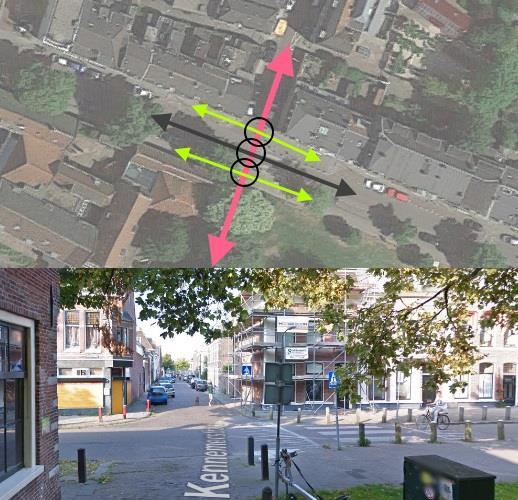 Knelpunt 5: kruispunt Schotersingel/Kennemerstraat Wensen/eisen omgeving (knelpunt specifiek) Knelpunten/problematiek