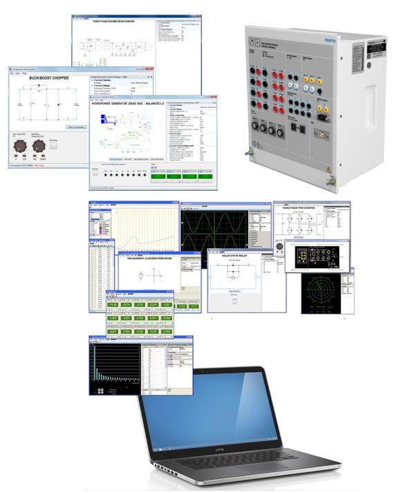 AC/DC-vermogen schakelingen en transformatoren. De DACI interface.