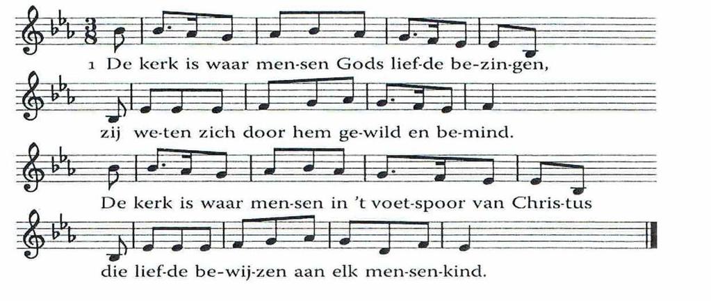 De mensen van De Open Hof (dia presentatie) Koor: De kerk is waar mensen Gods liefde bezingen (3 en 4 door allen) 2 De kerk is waar men zich door liefde laat leiden en leeft van vergeving, voor een