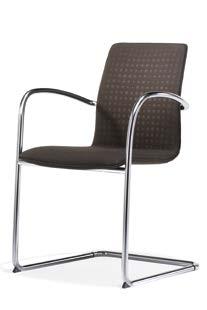 8500 Ona plaza Design by Jorge Pensi Een lichtgewicht stoel met een slanke of een iets dikkere stoffering.
