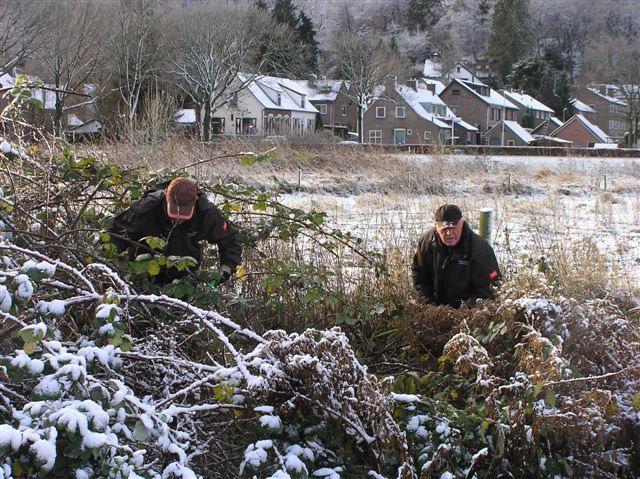 Onder winterse omstandigheden en groot enthousiasme werden het