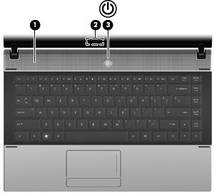 Onderdeel Beschrijving (2) Aan/uit-lampje Aan: de computer is ingeschakeld. Knipperend: de computer staat in de slaapstand. Uit: de computer is uitgeschakeld of staat in de hibernationstand.