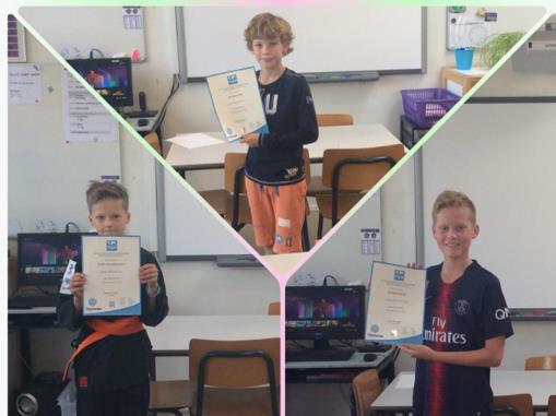 Anglia Het afgelopen schooljaar hebben Stijn, Edo, Sija, Storm en Tijmen deelgenomen aan het Anglia-examen, dit is een Engels examen voor kinderen op de basisschool.
