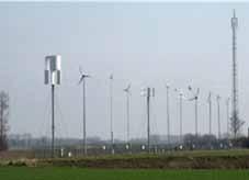 en de locatie van de windturbine. Mini windturbines Mini windturbines en kleine windturbines worden over het algemeen gerealiseerd voor eigen opwek en om een duurzame uitstraling te promoten.