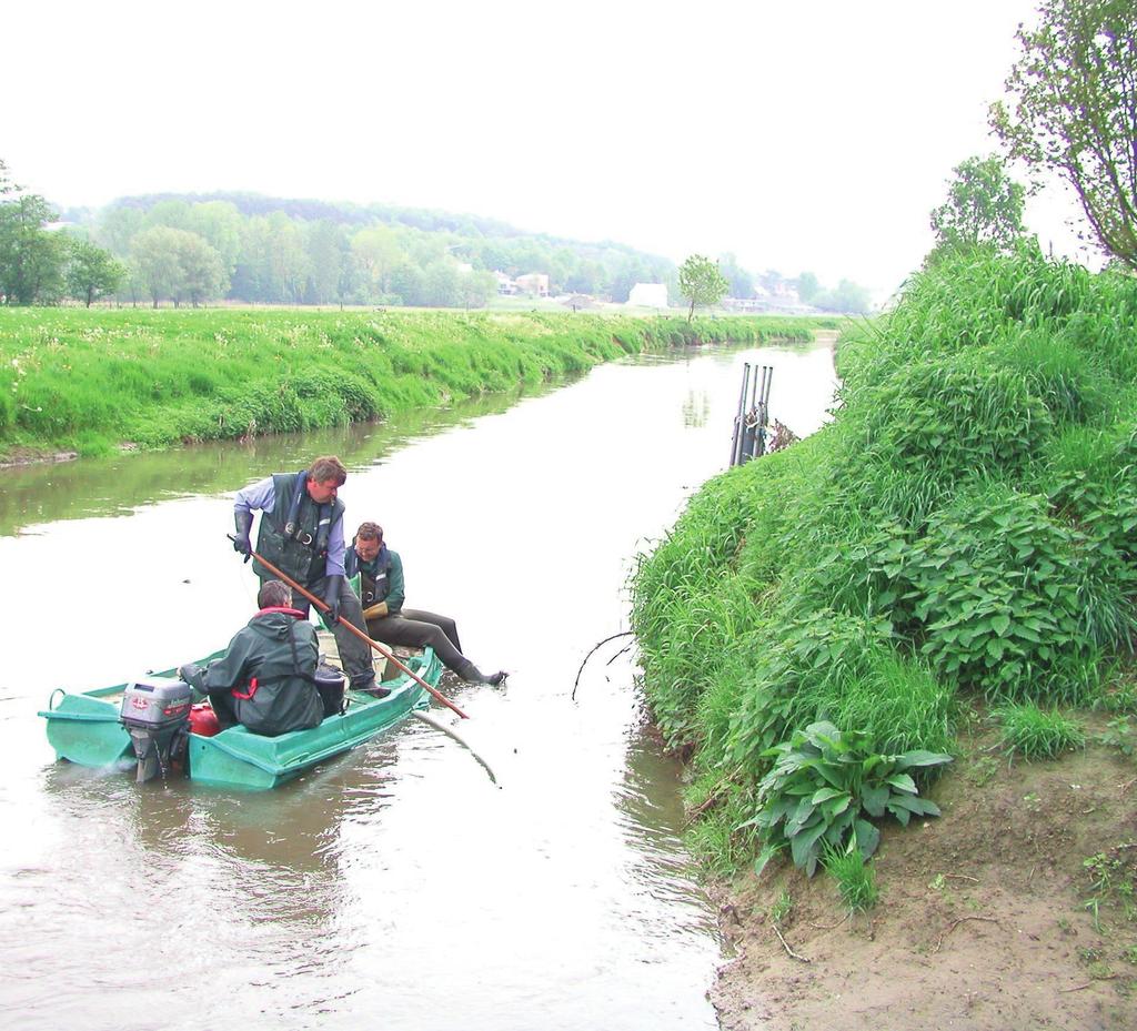 Brakona jaarboek 2004 41 Dijle haar natuurlijk karakter min of meer behouden, verder stroomafwaarts is ze echter zeer sterk antropogeen beïnvloed (dijken, oeververstevigingen, ).